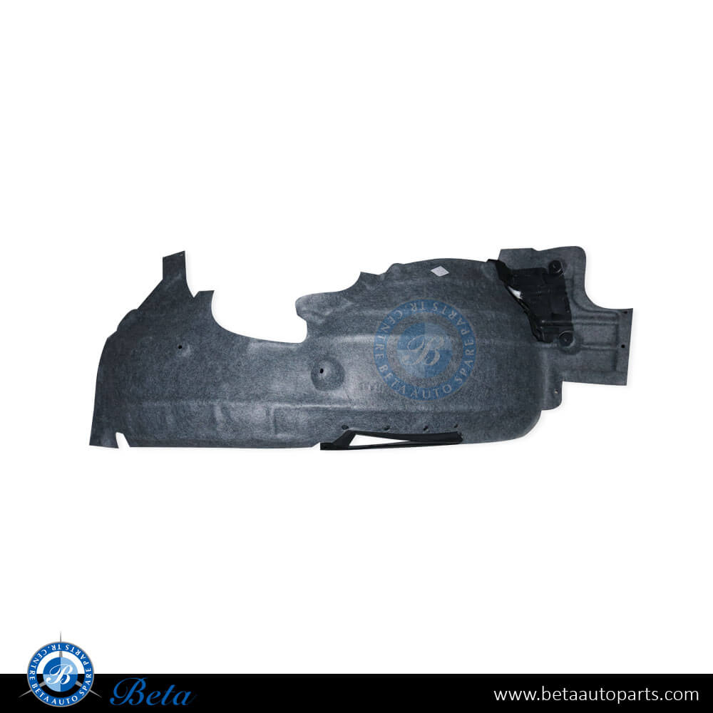Left Side Front Wheel Fender Liner - Rear Half for Porsche Panamera 2017-Up models, Part Number 971810907 Left Side Front Wheel Fender Liner - Rear Half for Porsche Panamera 2017-Up models, Part Number 971810907
